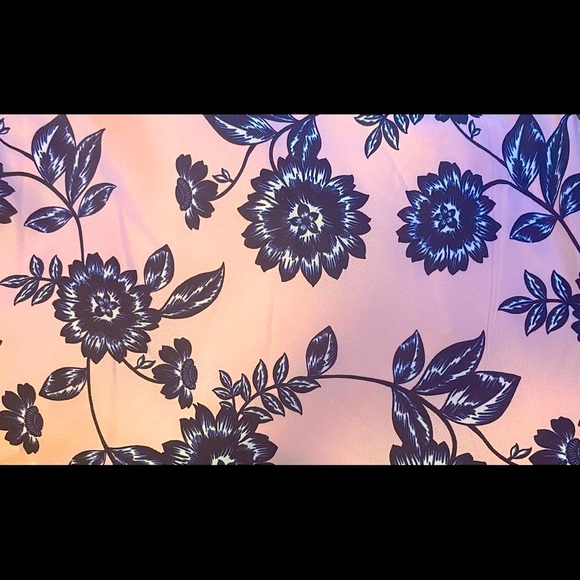 GORGEOUS FIT & FLARE NWT ELIZA J Faux Wrap Midi Dress In PINK FLORAL Sz S/6 - Picture 4 of 7